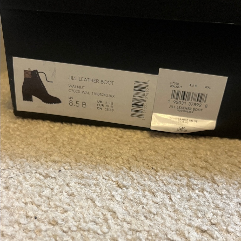 Coach Walnut Lace Up Boots - Picture 4 of 7